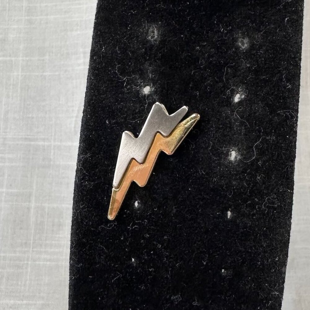 Vintage Weight Watchers Two-Tone Lightning Tack Pin